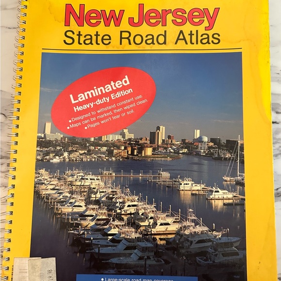 Fully laminated New Jersey Road Atlas. - Picture 1 of 1